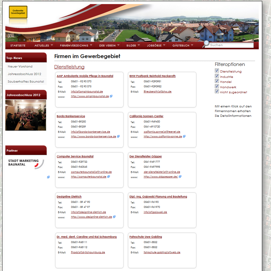 Referenz zu Grossenritte Gewerbegebiet
